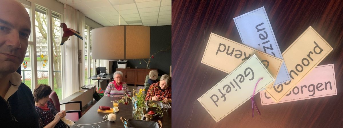 Bestuurder André loopt mee