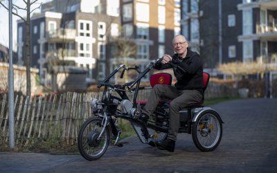 Paul van Oeffelt duofiets vrijwilliger